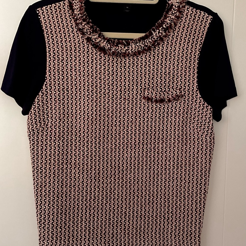 J Crew Tweed Sweater Top